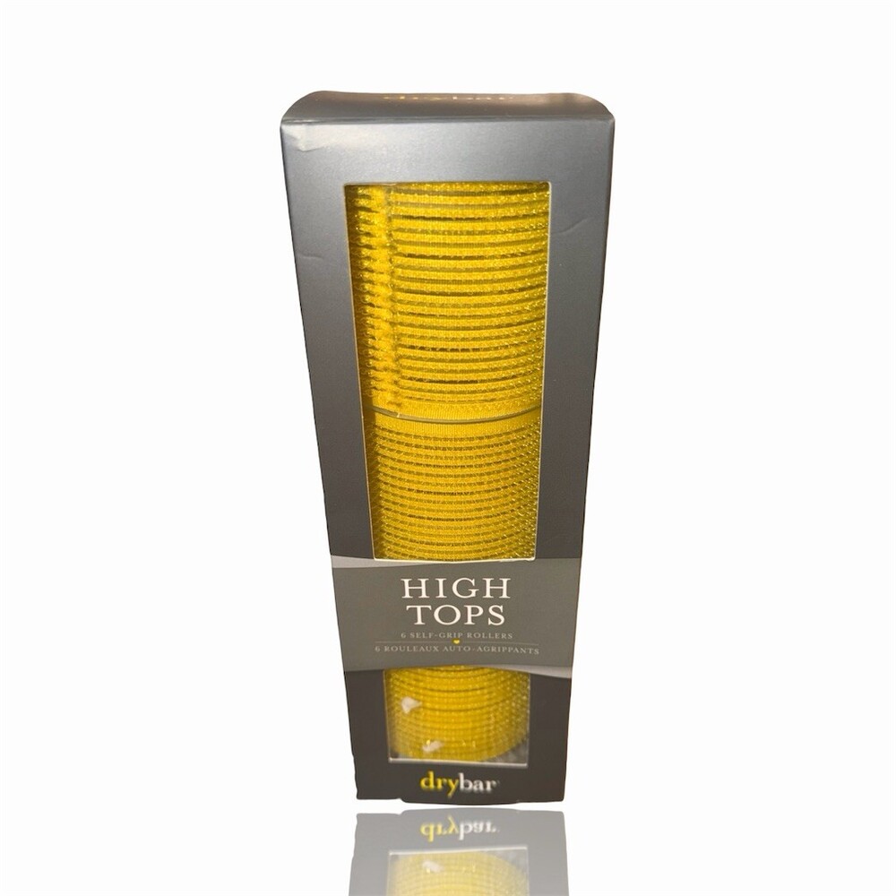 Drybar High Tops Self-Grip Hair Rollers Yellow Volumizing 3 Pack set